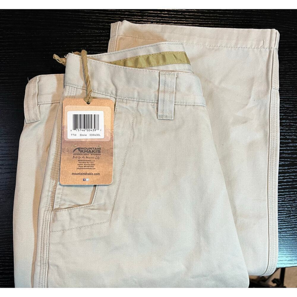 NWT Mountain Khakis cotton twill pants